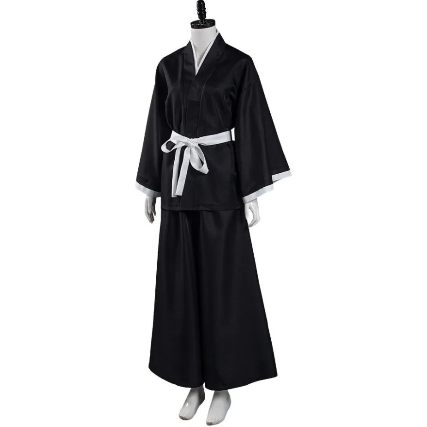 Bleach Kuchiki Rukia Cosplay Kostum Japanischer Kimono Karneval Party Anzug