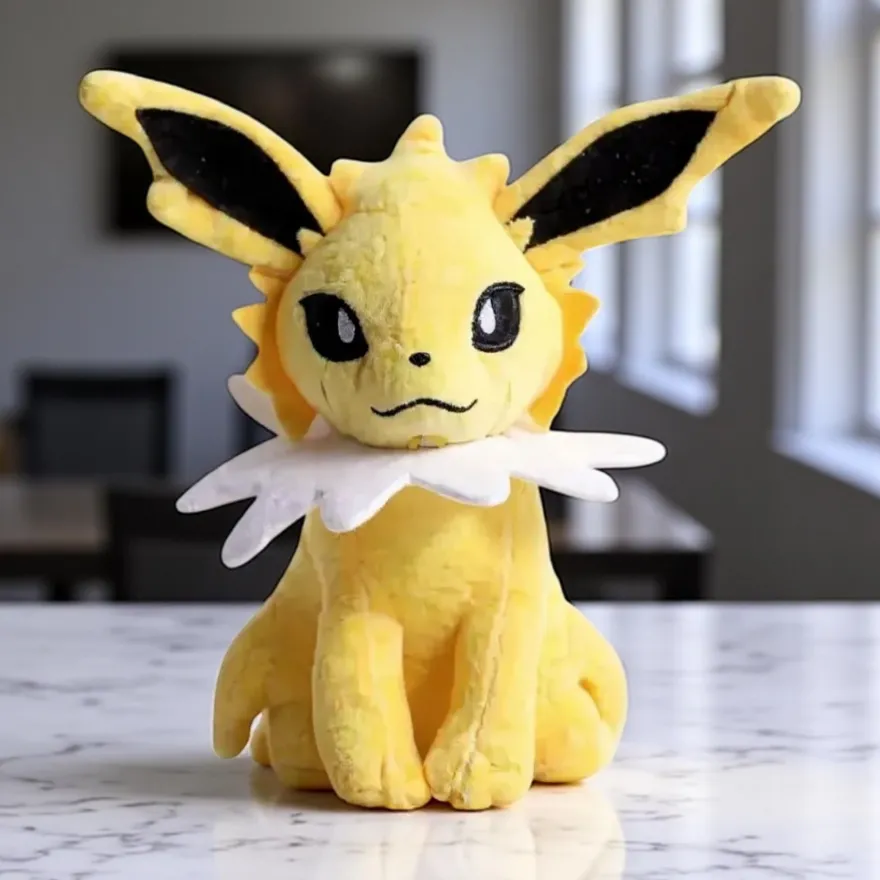 Blitza Plüschtier 20 cm - Pokémon Kuscheltier - Weiches Spielzeug für Kinder