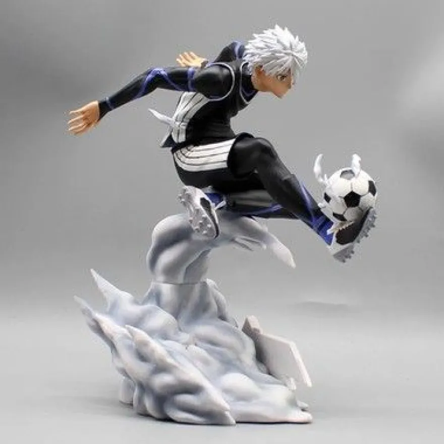 Blue Lock Nagi Seishiro Figur Anime Fussball Actionfigur PVC Modell Sammlung Dek