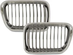 BMW E36 1 Set Chrom Kühlergrill / Nieren ABS Kunststoff Chrom / verchromt