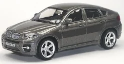 BMW X6 SUV Modellfahrzeug grau metallic ca. 1:43 / 10cm Neuware