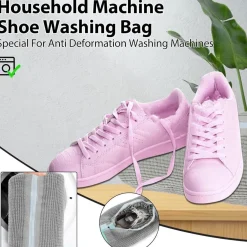 BOBASH 2Pcs Schuhe Waschbeutel für Sneaker, 39x19cm, Wiederverwendbar, mit