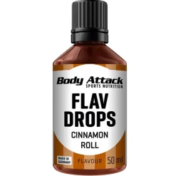 Body Attack Flav Drops 50ml flüssige Aromen Flavor