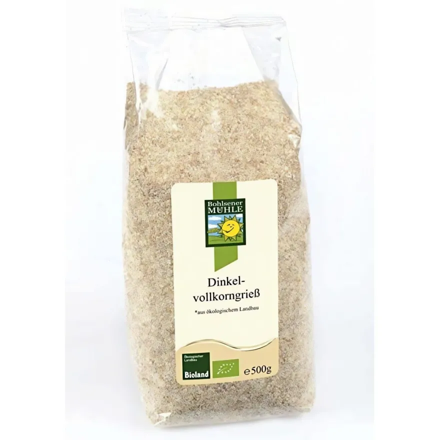 Bohlsener Mühle Bio Dinkelvollkorngrieß - 500.0g