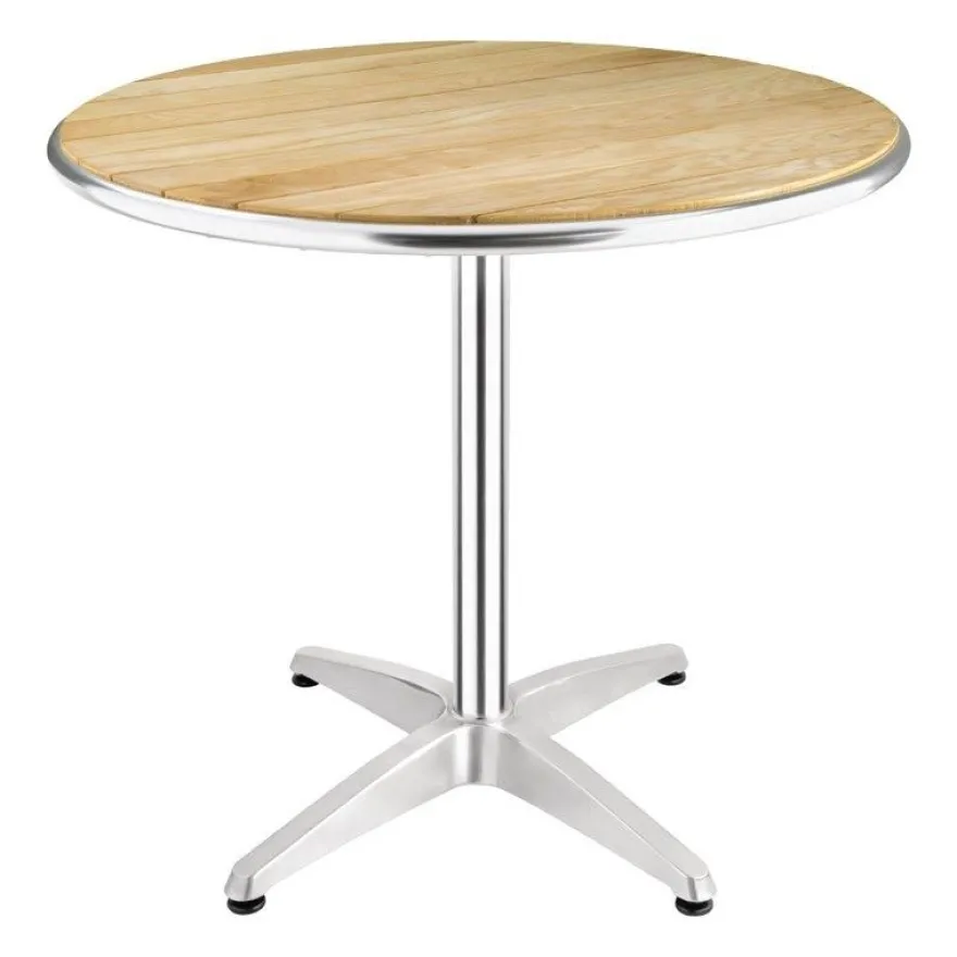 Bolero Runder Tisch Eschenholz, 1 Bein, 80Cm