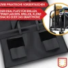 Bollerwagen Strandbollerwagen Faltbollerwagen Regenschutz 61 Liter klappbarer Schwarz