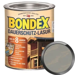 BONDEX Dauerschutz-Lasur 0.75 LTR Wetterschutzlasur Fensterlasur Türenlasur