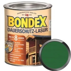 BONDEX Dauerschutz-Lasur 0.75 LTR Wetterschutzlasur Fensterlasur Türenlasur