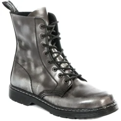 Boots & Braces 8-Loch Stiefel Easy Way - silber