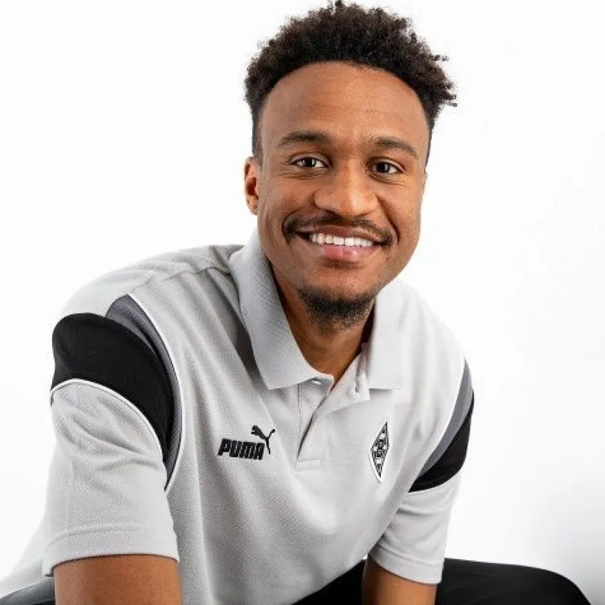 Borussia Mönchengladbach Poloshirt grau