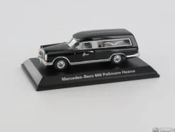 BoS BOS87016 Mercedes 600 Pullmann, schwarz, Bestattungswagen, Massstab: 1:87