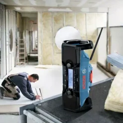 Bosch Baustellenradio DAB+ GPB 18V-2 SC 06014A3100 flexibles Digitalradio