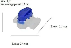Bosch Indego komp. Kabel Verbinder Draht Reparatur Mähroboter - Original 3M