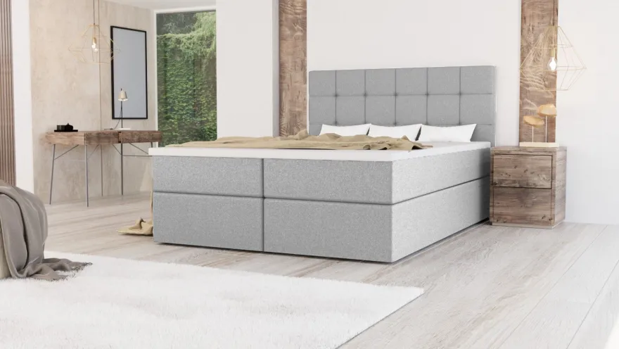 Boxspringbett Bett Ehebett Doppelbett FARO mit 2 Bettkästen