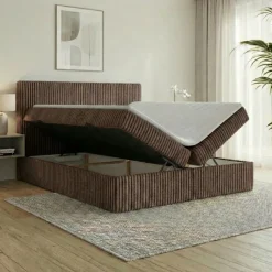 Boxspringbett RALF mit Bettkasten und Topper H2/H3/H4 - Doppelbett in vielen Größen