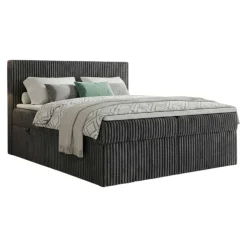 Boxspringbett RALF mit Bettkasten und Topper H2/H3/H4 - Doppelbett in vielen Größen