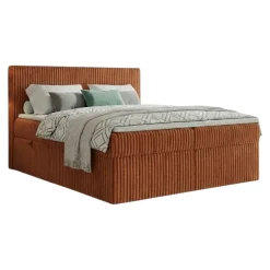 Boxspringbett RALF mit Bettkasten und Topper H2/H3/H4 - Doppelbett in vielen Größen