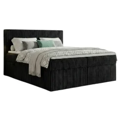 Boxspringbett RALF mit Bettkasten und Topper H2/H3/H4 - Doppelbett in vielen Größen