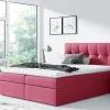 Boxspringbett Schlafzimmerbett CARMEN 120x200cm Magenta