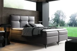 Boxspringbett Schlafzimmerbett FAITH 140x200cm inkl. Bettkasten