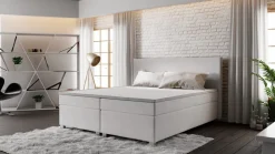 Boxspringbett Schlafzimmerbett OLIVER 160x200cm Beige