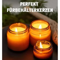 BOYUJK Premium Sojawachs Flocken für Kerzenherstellung, 4kg - 100% Natürlich