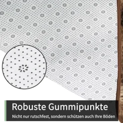 Brauner Hochflor-Teppich 140x200cm Wohnzimmer Schlafzimmer Kinderzimmer