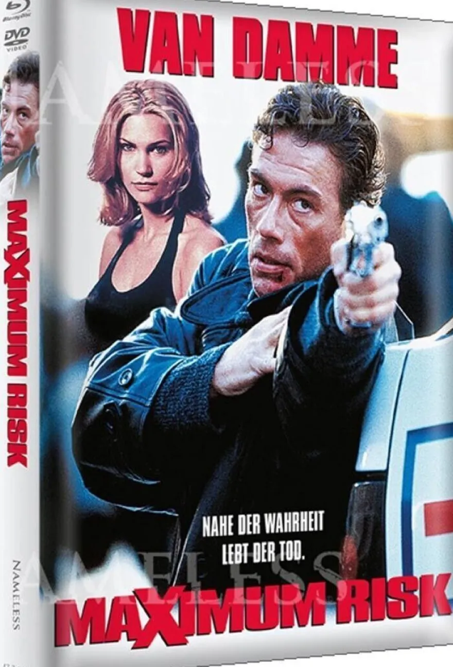 BR + DVD Maximum Risk - 2-Disc Mediabook (wattiert) - limitiert auf 555 Stück NEU