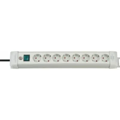 Brennenstuhl Steckdosenleiste, Premium-Line 4x grau 1.8m
