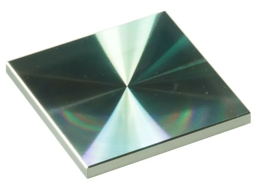 BRI-B1H Beistelltisch rund/ quadratisch Glas 50cm Höhe Säule echt Edelstahl ab Werk