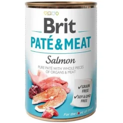 BRIT PATE & MEAT SALMON 400 g Dose