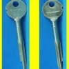 Börkey Kreuzbart - Schlüssel 542 - Rohling 85 mm lang - für Ikon / dünne Lippe oben