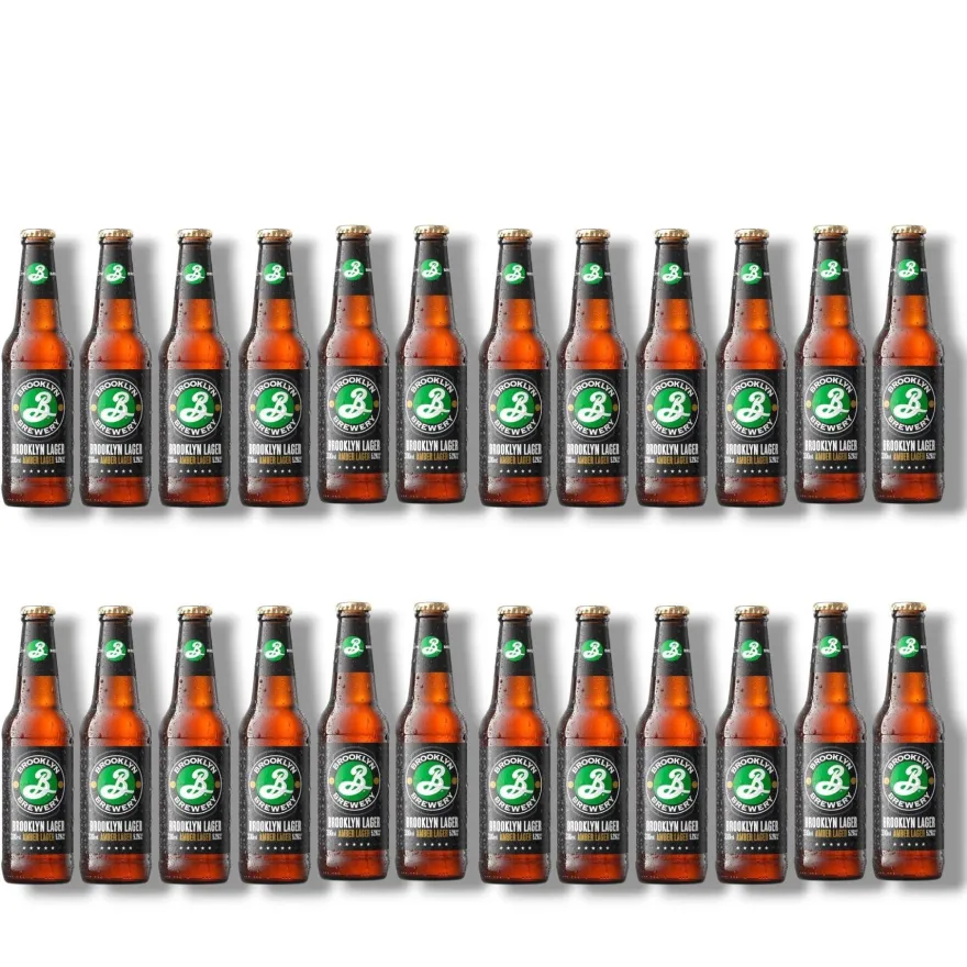 Brooklyn Hoppy Amber Lager 24 x 0,33l- Craft Beer aus New York mit 5,2% Vol