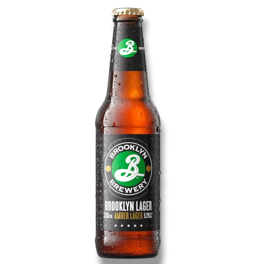 Brooklyn Hoppy Amber Lager 24 x 0,33l- Craft Beer aus New York mit 5,2% Vol