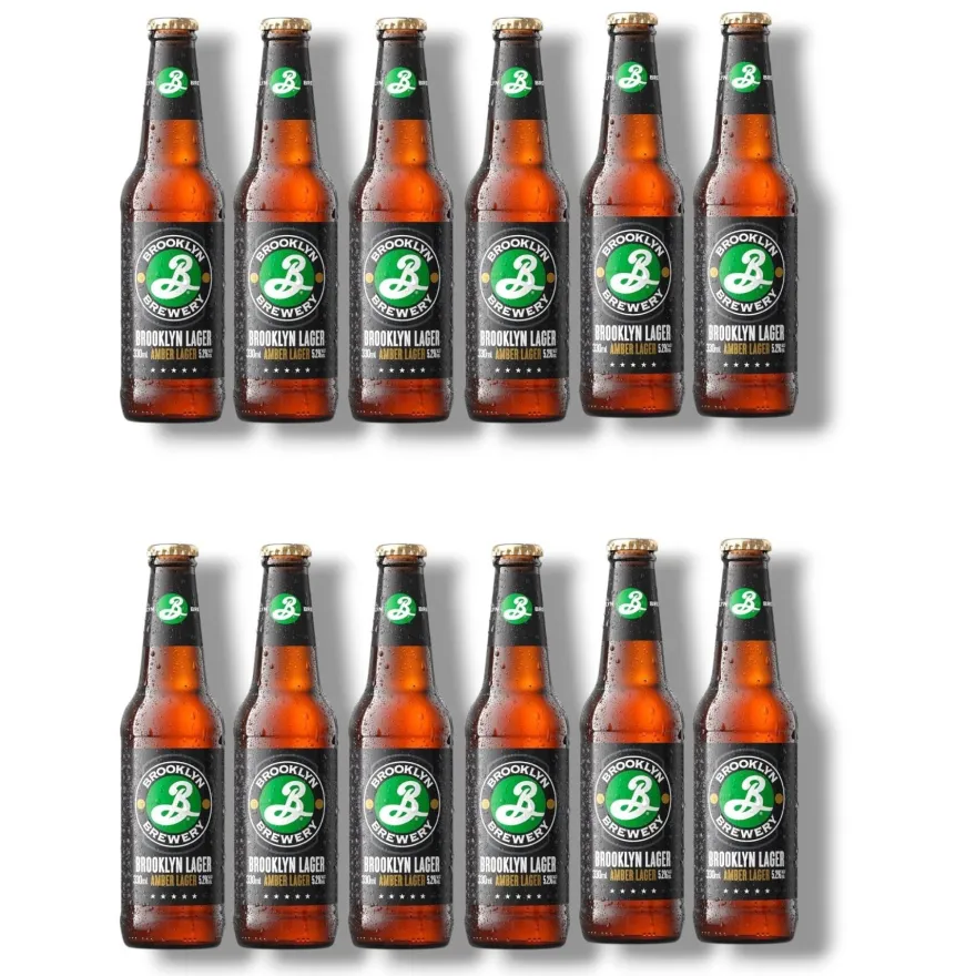 Brooklyn Hoppy Amber Lager 12 x 0,33l- Craft Beer aus New York mit 5,2% Vol