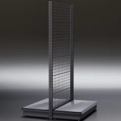 Brooklyn | Mittelraumregal | B: H 100 x 195 cm | Gitter | Mittelgondel, Verkaufsregal