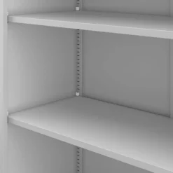 Büroregal aus Metall, verschraubt, mit geschlossener Rückwand, 900 × 1850 × 450 mm