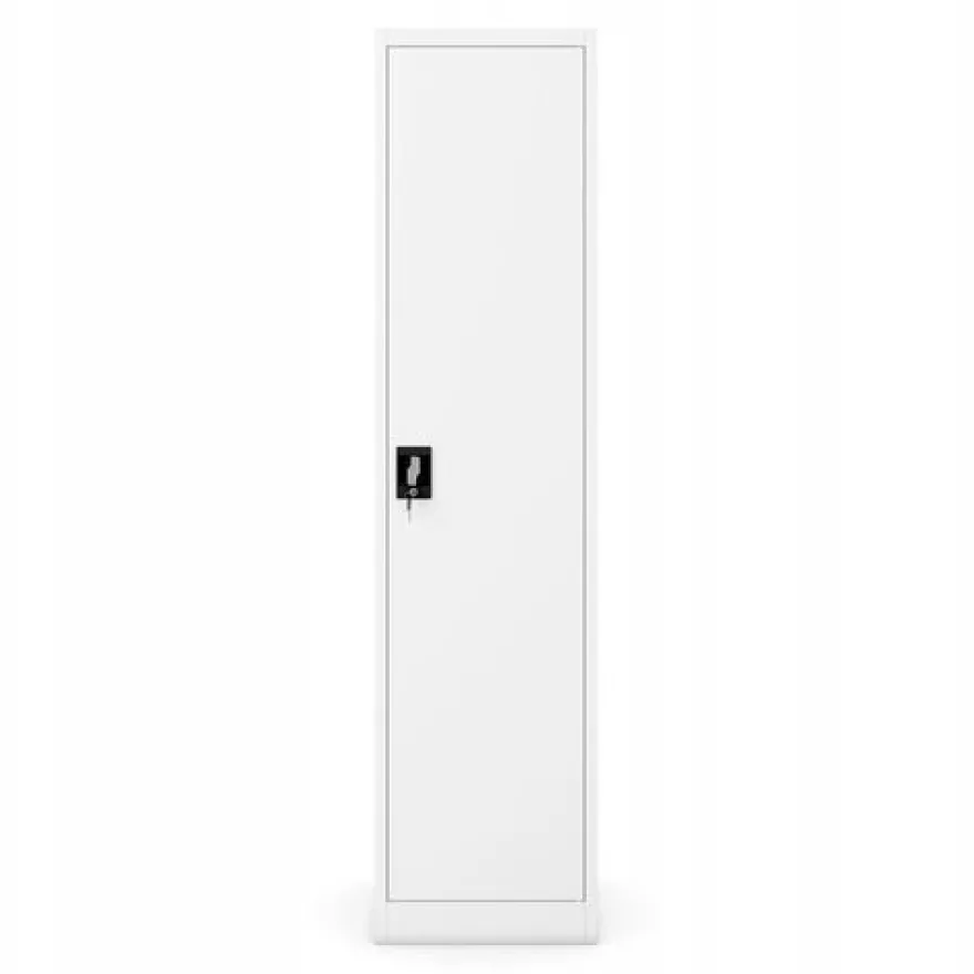 Büroschrank Aktenschrank Metallschrank Lagerschrank 185 cm x 45 cm x 40 cm Weiß