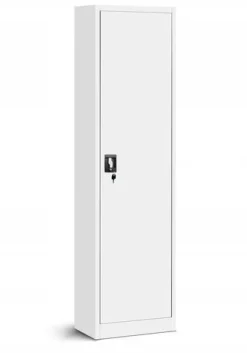 Büroschrank Aktenschrank Metallschrank Lagerschrank 185 cm x 45 cm x 40 cm Weiß