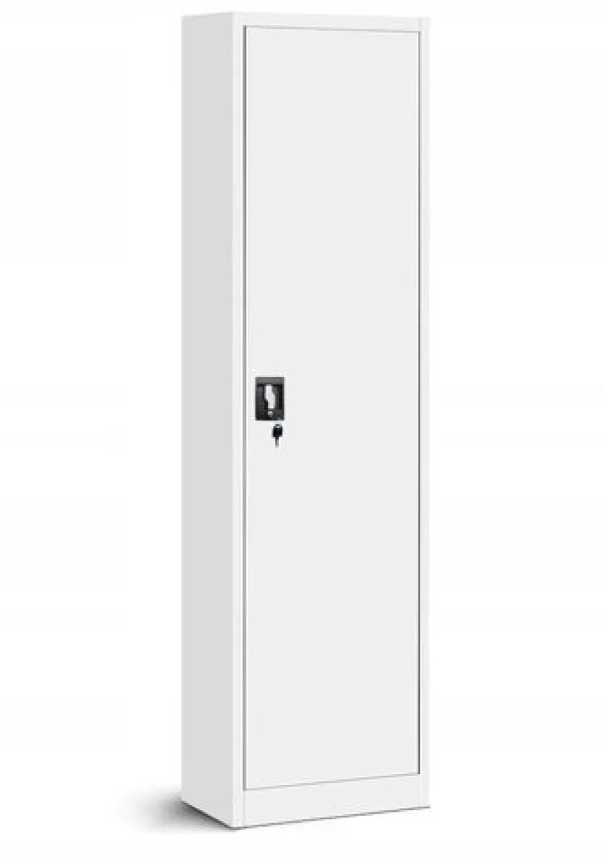 Büroschrank Aktenschrank Metallschrank Lagerschrank 185 cm x 45 cm x 40 cm Weiß