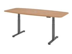 Büro Schreibtisch Stehtisch Konferenztisch höhenverstellbar 220x103/83 cm Modell