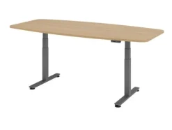Büro Schreibtisch Stehtisch Konferenztisch höhenverstellbar 220x103/83 cm Modell