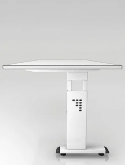 Büro Schreibtisch 180x100 cm Freiform Modell OS18 höheneinstellbar