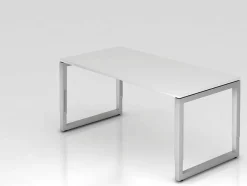 Büro Schreibtisch 160x80 cm Modell RS16 mechanische Höheneinstellung