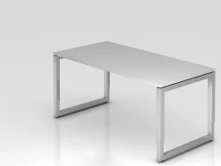 Büro Schreibtisch 160x80 cm Modell RS16 mechanische Höheneinstellung