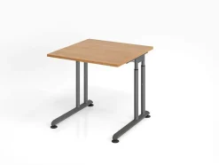 Büro Schreibtisch 80x80 cm Modell ZS08 mechanische Höheneinstellung