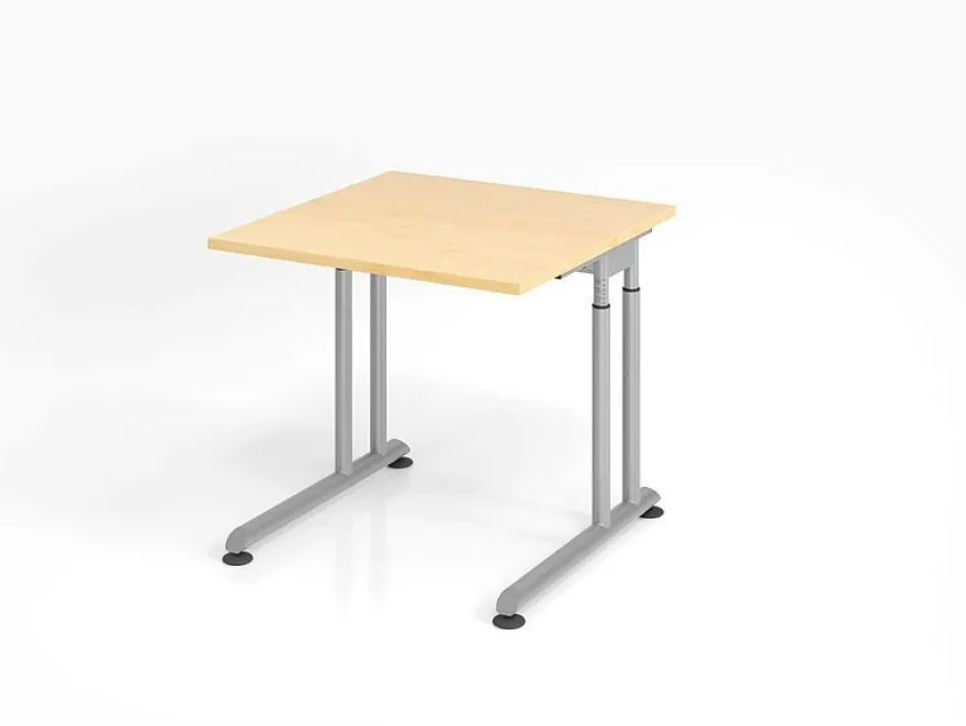 Büro Schreibtisch 80x80 cm Modell ZS08 mechanische Höheneinstellung