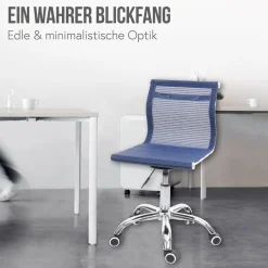 Bürostuhl HWC-K53, Drehstuhl Schreibtischstuhl, Netzbezug Stoff