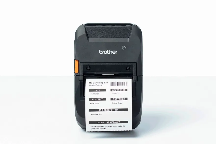 Brother RJ-3250WBL mobiler Etikettendrucker