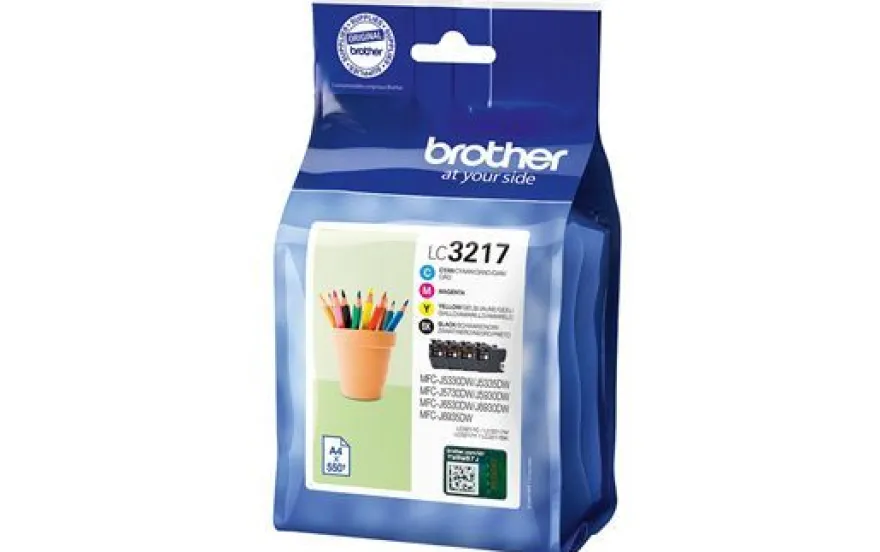 Brother Tintenpatronen LC-3217 Multipack (je 1x BK/M/C/Y)
